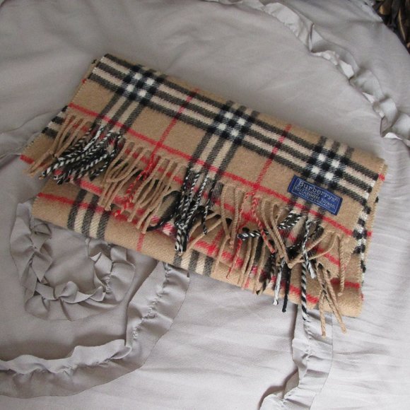Burberry Other - genuine Burberry plaid wool scarf